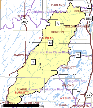 St. Croix and Eau Claire Rivers Watershed