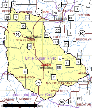 Little Sugar River Watershed