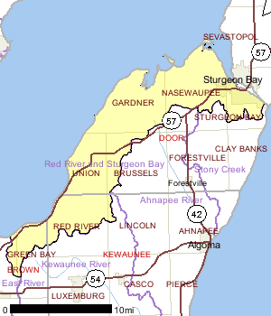 Red River and Sturgeon Bay Watershed