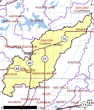 Weirgor Creek and Brunet River Watershed
