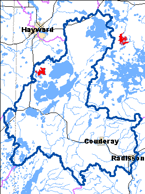 Impaired Water in Couderay River Watershed