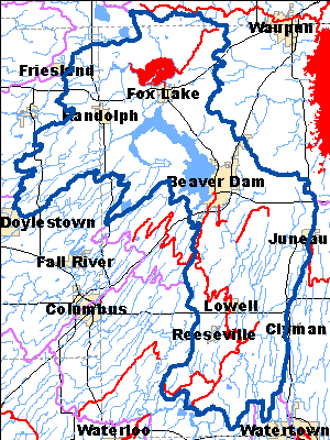 Impaired Water in Beaver Dam River Watershed