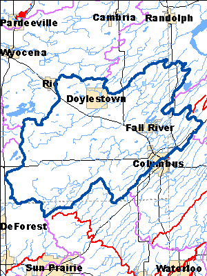 Impaired Water in Upper Crawfish River Watershed
