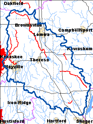 Impaired Water in East Branch Rock River Watershed