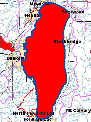 Impaired Water in Lake Winnebago Watershed