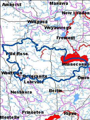 Impaired Water in Pine and Willow Rivers Watershed