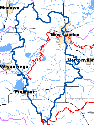 Impaired Water in Lower Wolf River Watershed