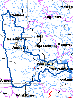 Impaired Water in Waupaca River Watershed