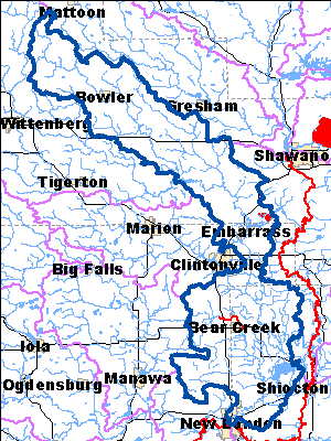 Impaired Water in North Branch and Mainstem Embarrass Rive Watershed
