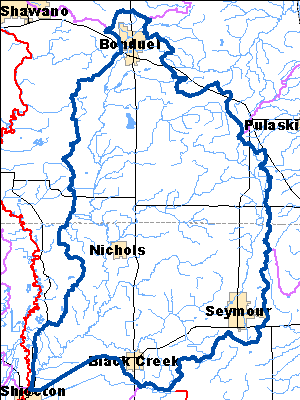 Impaired Water in Shioc River Watershed