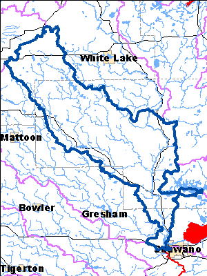Impaired Water in West Branch Wolf River Watershed