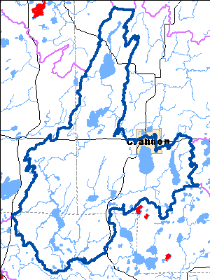 Impaired Water in Upper Wolf River and Post Lake Watershed