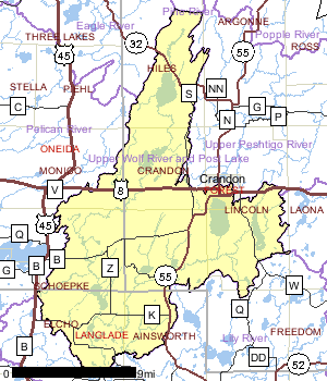 Upper Wolf River and Post Lake Watershed